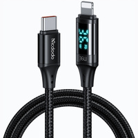 Cablu de telefon Mcdodo, DIGITAL PRO USB-C, pentru iPhone, 36W 1.2m Negru