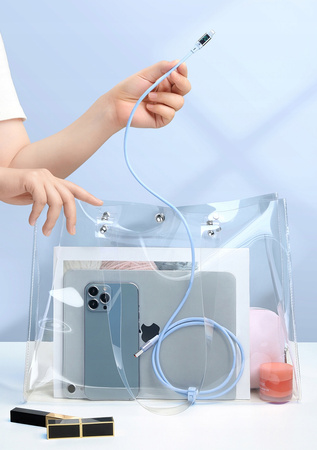 Kabel do telefonu Mcdodo DIGITAL PRO USB do iPhone 12W 1,2m ró¿owy