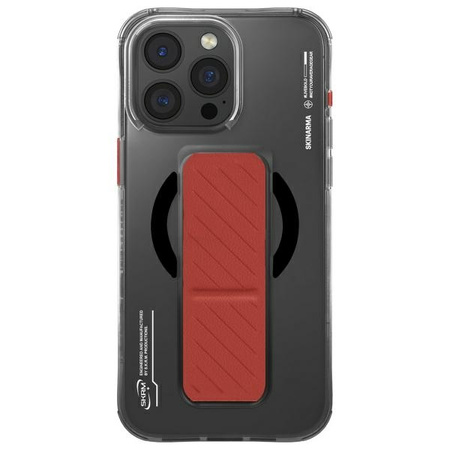 Skinarma etui Axon iPhone 16 Pro Max     6.9 Magnetic Charging + Grip Stand czarny/black