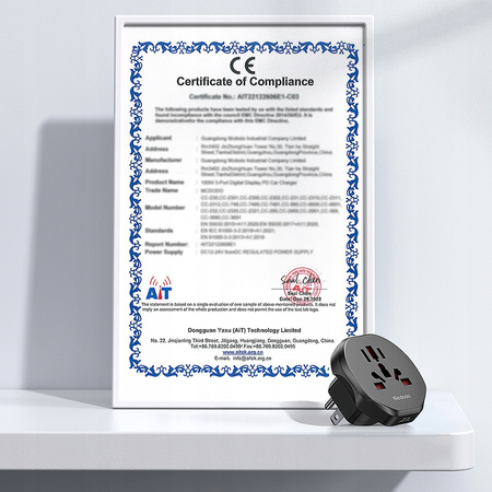 MCDODO UNIVERSAL TRAVEL ADAPTER US TO EU US UK AU CN 2500W