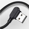 MCDODO KABEL KĄTOWY 90° MICRO USB SZYBKIE ŁADOWANIE DWUSTRONNY QC 3 LED 0,5