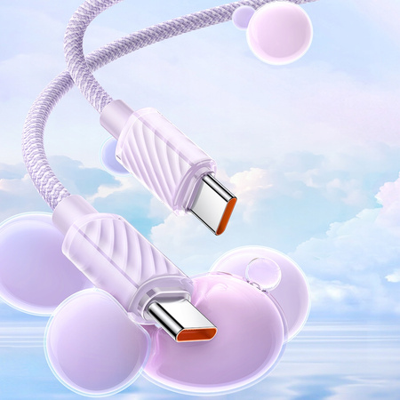 Mcdodo Mocny Super Szybki Kabel Usb-C Pd 100W 2M Fioletowy