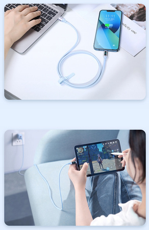 Kabel do telefonu Mcdodo DIGITAL PRO USB do iPhone 12W 1,2m ró¿owy