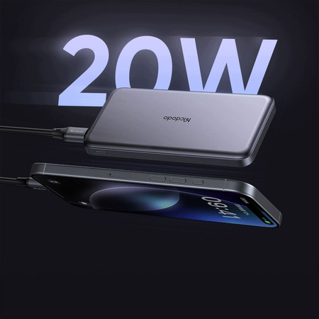 MCDODO POWERBANK DO TELEFONU SZYBKIE ŁADOWANIE 10000MAH 2 X USB-C 20W