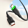 MCDODO KABEL USB-C SZYBKIE ŁADOWANIE DO SAMSUNG APPLE USB TYP C 65W 1M LED CZARNY