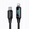 McDodo phone cable, DIGITAL PRO USB-C, for iPhone , 20W 1.2m black