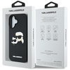 KARL LAGERFELD ETUI HC 3D RUBBER DOUBLE HEADS DO IPHONE 16 OCHRONNE