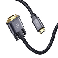 Kabel do monitora Mcdodo HDMI do VGA czarny 2m