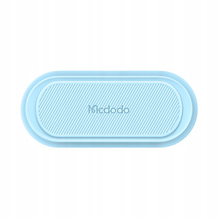 Organizer do kabli, przewodów, do biurka, uchwyt, na klej, niebieski, McDodo