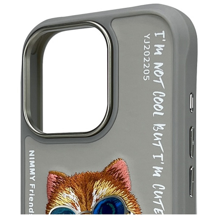 NIMMY ETUI CASE DO IPHONE 16 PRO MAX 6.9 GLASSES COOL CAT STYLOWA OCHRONA