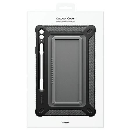 Etui Samsung EF-RX610CBEGWW Tab S9 FE+czarny/black Outdoor Cover