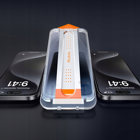 MCDODO EZ PASTE TEMPERED GLASS PRIVACY GLASS FOR IPHONE 16 PRO MAX