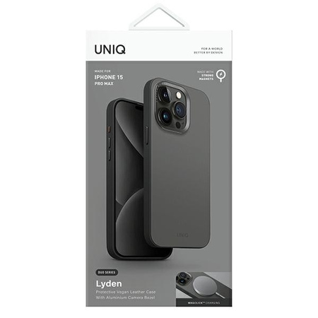 UNIQ ETUI LYDEN DS DO IPHONE 15 PRO MAX 6.7 MAGCLICK CHARGING Z ŁADOWANIEM