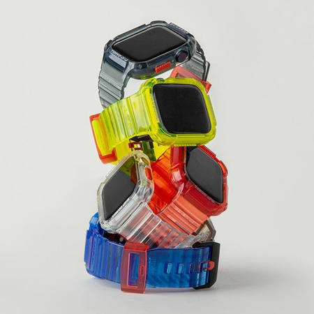 Skinarma pasek+etui Saido 2in1 Apple     Watch 45/44mm czerwony/red