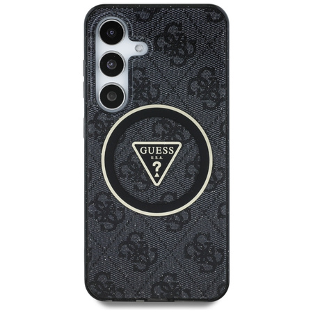 GUESS ETUI GLITTER TRIANGLE BUTTONS DO SAMSUNG GALAXY S25 Z DO MAGSAFE