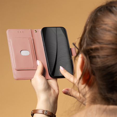 Etui Smart Triangle do Samsung Galaxy A57 5G różowe
