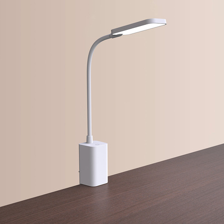 Lampa biurkowa LED 6W z klipsem PURE FLB-10 KIRSTEN biała Forever Light