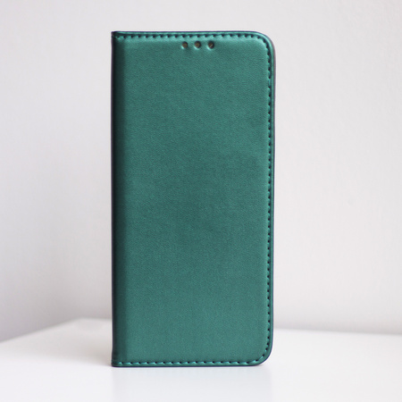Etui Smart Magnetic do Xiaomi Redmi 14C 4G/ 14C 5G / Redmi A4 / POCO C75 ciemnozielone