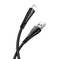 Kabel do telefonu Mcdodo z obsługą Car Play i Android Auto,  USB, do Iphone 20cm Czarny