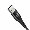 MCDODO KABEL USB LIGHTNING SZYBKIEGO ŁADOWANIA 36W DO IPHONE 13 14 1M LED CZARNY