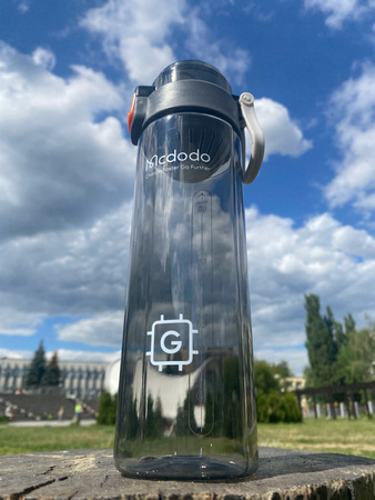 Butelka Sportowa Mcdodo, Bidon, Na wodę, BPA FREE, 1L , czarna