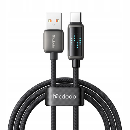 MCDODO USB-C FAST CHARGING CABLE FOR SAMSUNG XIAOMI TYPE C 6A 100W 1M LED
