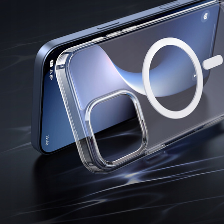 MCDODO Magnetische, transparente Hülle, verstärkt für MAGSAFE iPhone 16