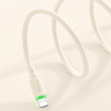 MCDODO USB-Lightning-Ladekabel mit Schnellladefunktion für iPhone, 1 m, LED, Beige