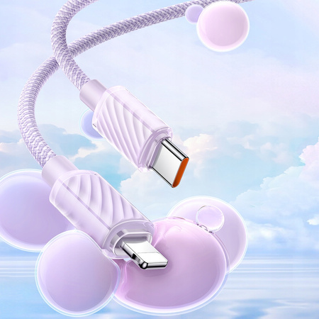 iPhone-Kabel, stark, superschnell, Mcdodo, 36 W, 2 m, Lila