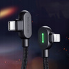 MCDODO 90° abgewinkeltes USB-C Lightning-Kabel (doppelseitig) für iPhone 13 und 14 LED (1 m)