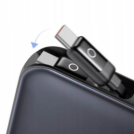 MCDODO POWERBANK 10000MAH DO TELEFONU LAPTOPA Z WBUDOWANYM KABLEM USB-C 45W