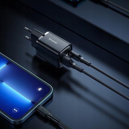 Încãrcãtor USB/USB-C, Nano, cu afi?aj, Gan 33W Pd, Mcdodo