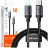 MCDODO ŁADOWARKA KABEL USB-C LIGHTNING SZYBKIEGO ŁADOWANIA DO IPHONE 1M LED