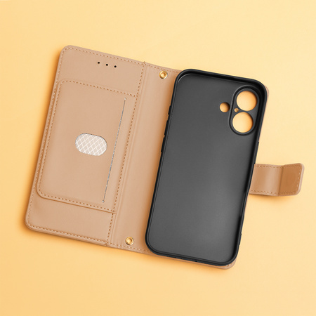 Etui Smart Triangle do Xiaomi Redmi Note 15 5G brązowe