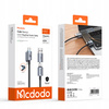Cablu USB-C MCDODO, încãrcare rapidã 4 în 1, pentru iPhone 14 ?i MacBook, 60W, 1 m