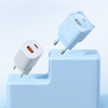 MCDODO FAST PHONE CHARGER POWER ADAPTER 2X USB USB-C 33W GAN BLUE