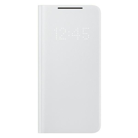 Etui Samsung EF-NG996PJ S21+ G996jasno szary/light gray LED View Cover