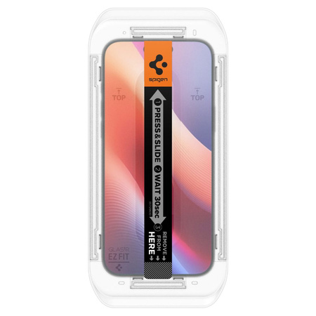 SPIGEN SZKŁO HARTOWANE GLAS.TR EZ FIT 2-PACK DO IPHONE 16 PRO MAX Z OCHRANĄ