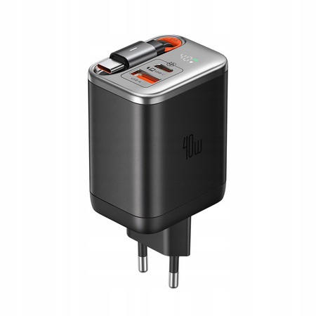 MCDODO SCHNELL-WANDLADEGERÄT NETZTEIL 3X USB-C PD USB GAN 40W 1M KABEL