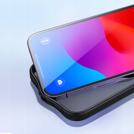 MCDODO Magnetische, transparente Hülle, verstärkt für MAGSAFE iPhone 15 Pro, Lila