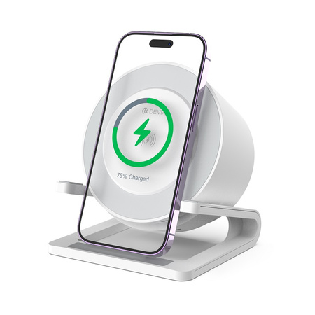 Devia głośnik Bluetooth I-M3 z wbudowaną ładowarką indukcyjną 15W i lampką