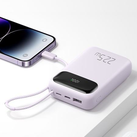 MCDODO POWERBANK 10000 mAh MIT USB-DISPLAY USB-C 22,5 W + LIGHTNING-KABEL