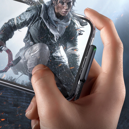 Cablu USB Lightning plat MCDODO, unghiular, 36W, pentru iPhone 12, 13, 14, negru, 1 m