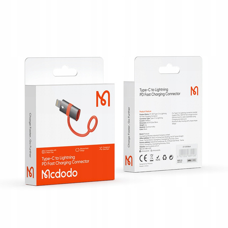 Adapter do telefonu McDodo Przejściówka  USB TYP C - do iPhone