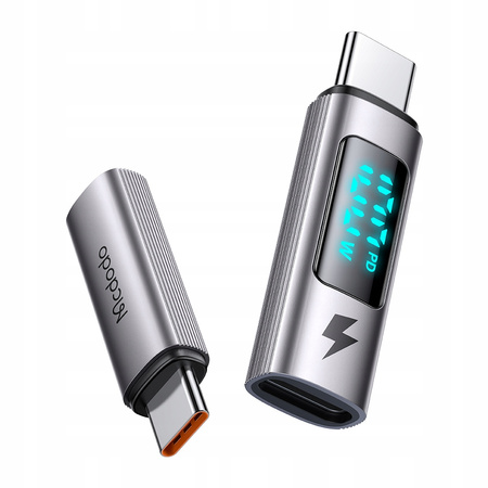 MCDODO-Adapter USB-C USB Typ C Schnellladefunktion 100W Messuhr