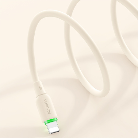 MCDODO ŁADOWARKA KABEL USB-C LIGHTNING SZYBKIEGO ŁADOWANIA DO IPHONE 1M LED