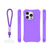 Nakładka SafePop ze smyczą do iPhone 15 Pro 6,1" fioletowa