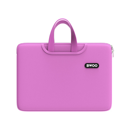 BWOO neoprenowa torba na laptopa z uchwytem 14" różowa