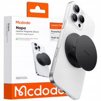 MCDODO STOJAK UCHWYT NA TELEFON MAGNETYCZNY RING NA PALEC SKŁADANY CZARNY