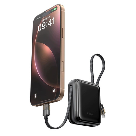 MCDODO POWERBANK 10000MAH Z WBUDOWANYMI KABLAMI 3 X USB-C LIGHTNING 22,5W